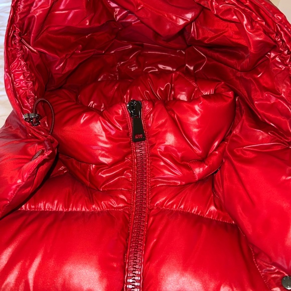 Moncler Maire red puffer coat size 0 - Picture 4 of 13